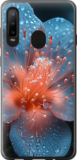 Чохол Роса на квітці на Samsung Galaxy A8S