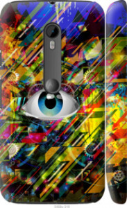 Чехол Абстрактный глаз для Motorola Moto G3