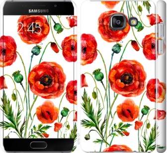 

Чехол Нарисованные маки для Samsung Galaxy A7 (2016) A710F 743783