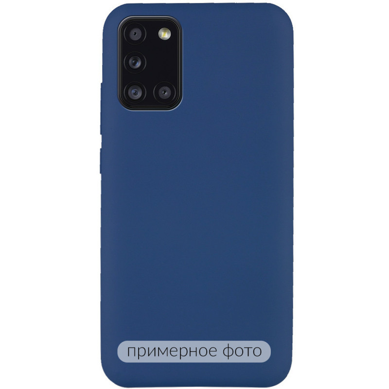 #Чехол Silicone Cover Full without Logo (A) для Huawei Y7p (2020) (Синий / Navy blue)