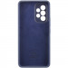 Фото Чехол Silicone Cover Lakshmi Full Camera (AAA) with Logo для Samsung Galaxy A53 5G (Темно-синий / Midnight blue) на vchehle.ua