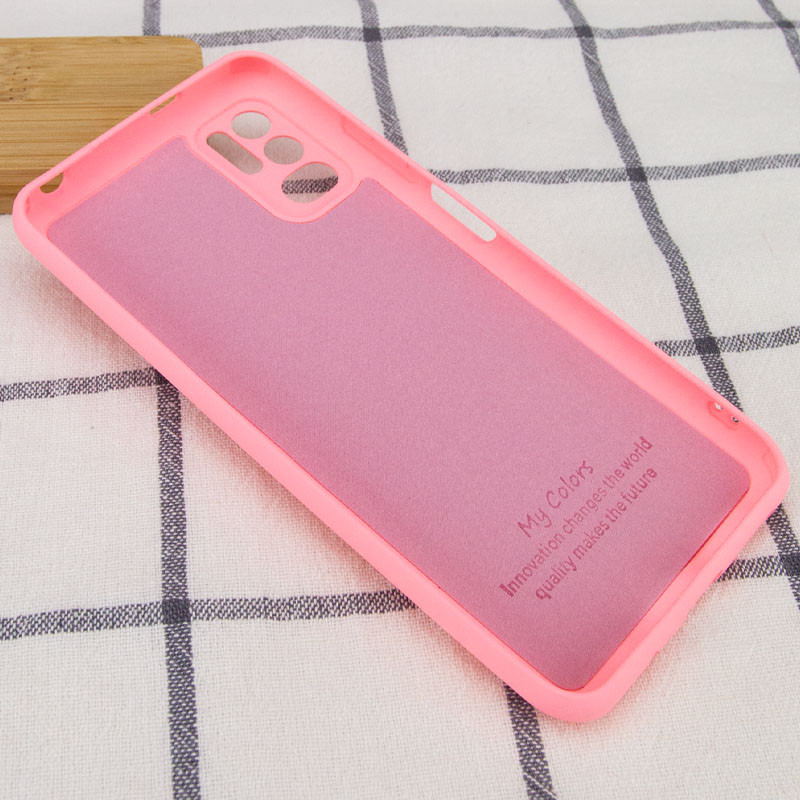 Фото Чохол Silicone Cover My Color Full Camera (A) на Xiaomi Redmi Note 10 5G / Poco M3 Pro (Рожевий / Pink) в маназині vchehle.ua