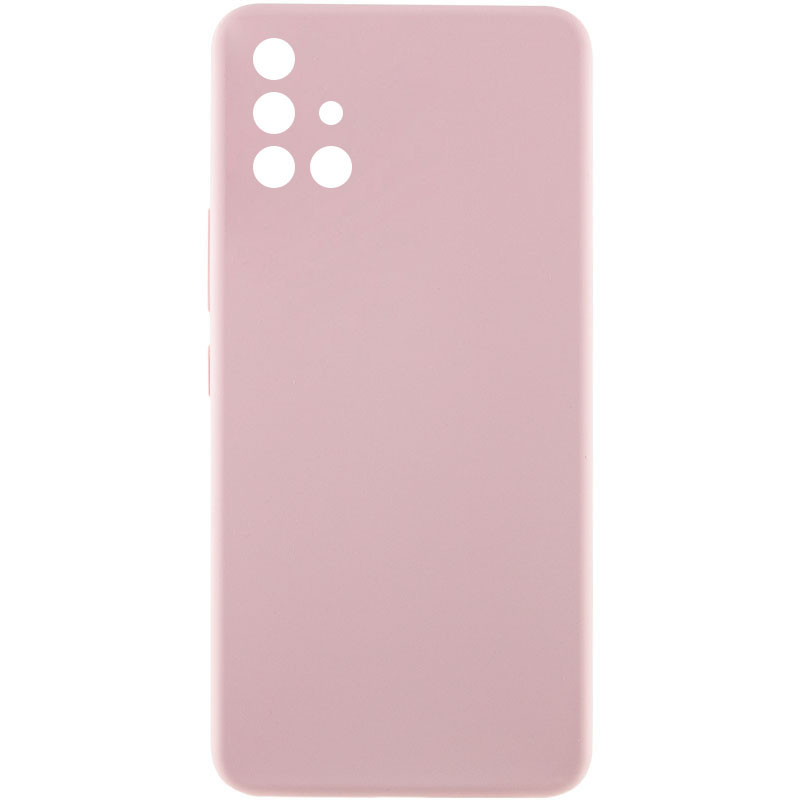 Чохол Silicone Cover Lakshmi Full Camera (AAA) на Samsung Galaxy A51 (Рожевий / Pink Sand)