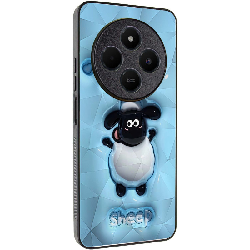 TPU+PC чохол Prisma Fluffie на Xiaomi Redmi 14C / Poco C75 (Sheep)