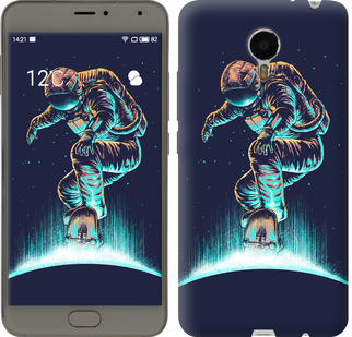 

Чехол Космонавт на скейтборде для Meizu Metal 591420