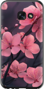 Чехол Пурпурная сакура для Samsung Galaxy A3 (2017)