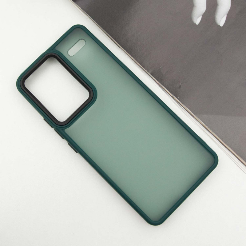 Фото Чехол TPU+PC Lyon Frosted для Xiaomi Redmi Note 13 Pro+ (Green) на vchehle.ua