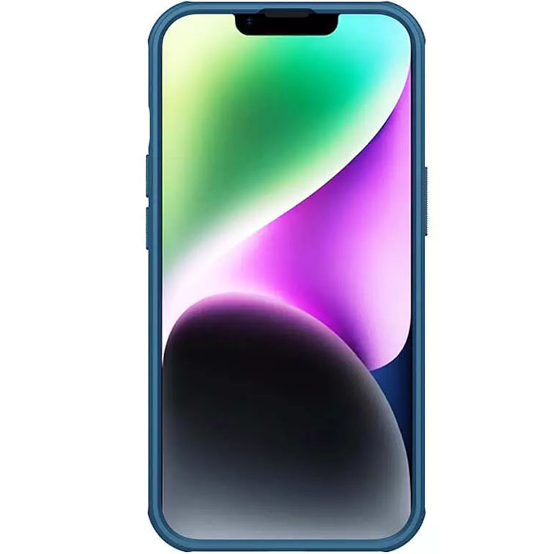 Купити Чохол Nillkin Matte Pro з лого на Apple iPhone 13 / 14 (6.1") (Синій / Blue) на vchehle.ua