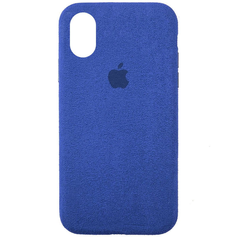 

Чехол ALCANTARA Case Full для iPhone X (5.8") (Синий) 1101768