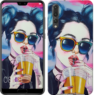 

Чехол Арт-девушка в очках для Huawei P20 Pro 626603