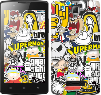 

Чехол Popular logos для Lenovo A2010 627921