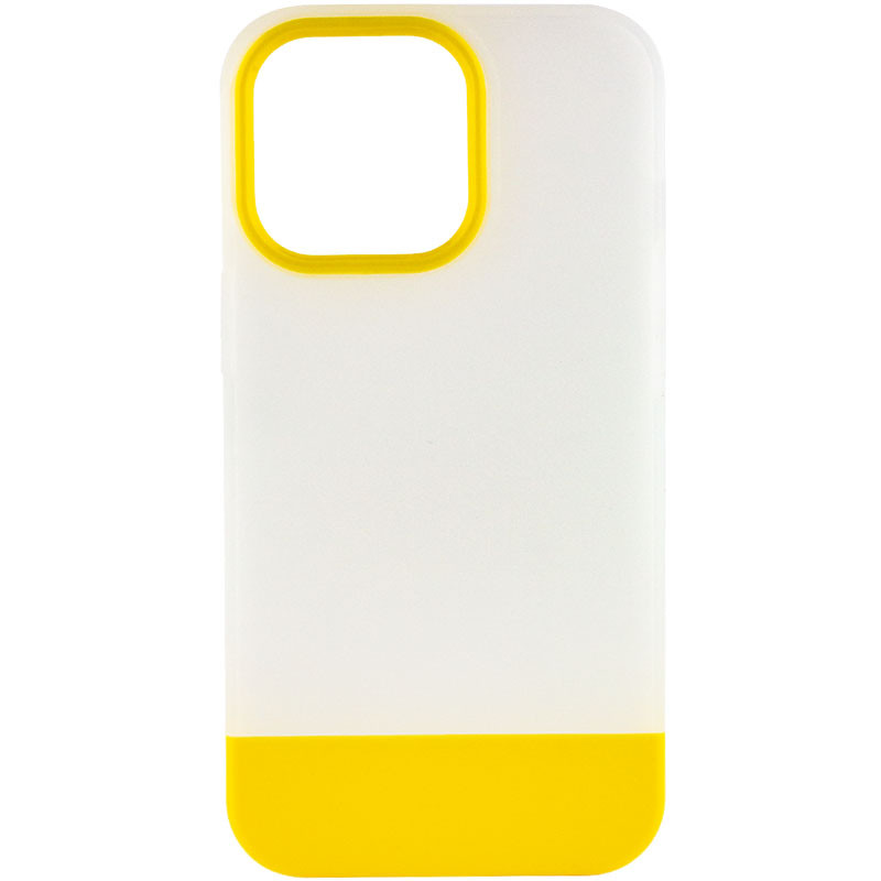 Чохол TPU+PC Bichromatic на Apple iPhone 13 Pro (6.1") (Matte / Yellow)