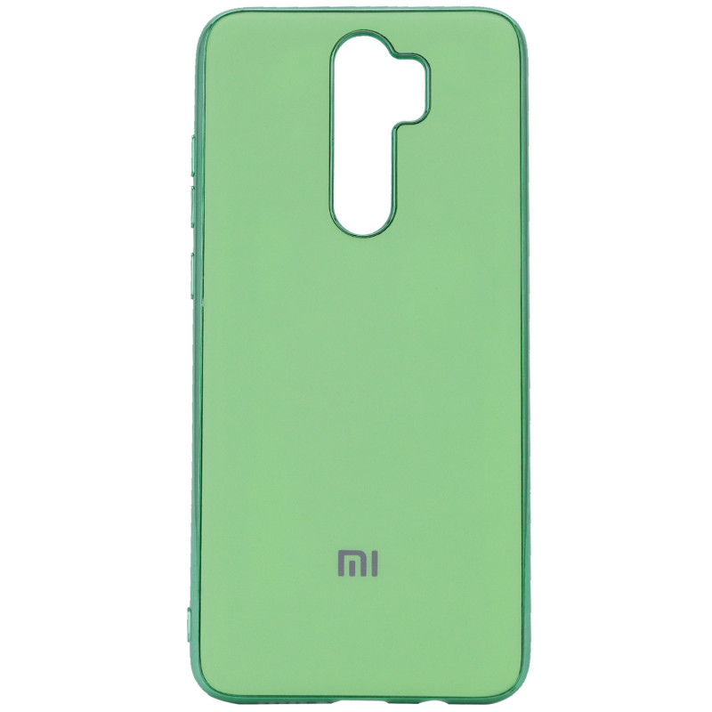 TPU чехол Matte LOGO для Xiaomi Redmi Note 8 Pro (Зелений / Light Green)