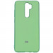 TPU чехол Matte LOGO для Xiaomi Redmi Note 8 Pro (Зелений / Light Green)