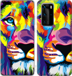 

Чохол Різнобарвний лев на Huawei P40 Pro 933113