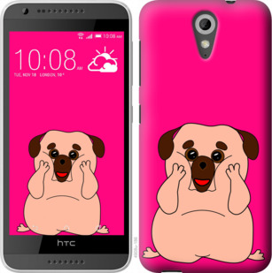 

Чехол Весёлый мопс для HTC Desire 620 928367