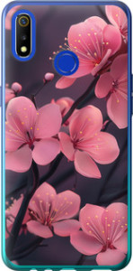 Чехол Пурпурная сакура для Realme 3