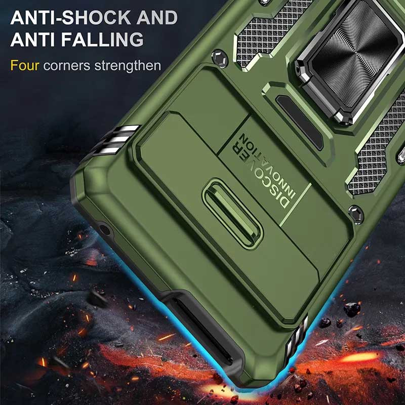 Заказать Ударопрочный чехол Camshield Army Ring для Google Pixel 7 Pro (Оливковый / Army Green) на vchehle.ua