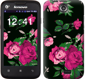 

Чехол Розы на черном фоне для Lenovo A300 546905