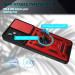 Ударопрочный чехол Camshield Serge Ring для Samsung Galaxy A52 4G / A52 5G / A52s (Красный) в магазине vchehle.ua