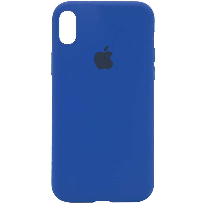 

Чохол Silicone Case Full Protective (AA) на Apple iPhone XS Max (6.5") (Синій / Royal blue) 907981