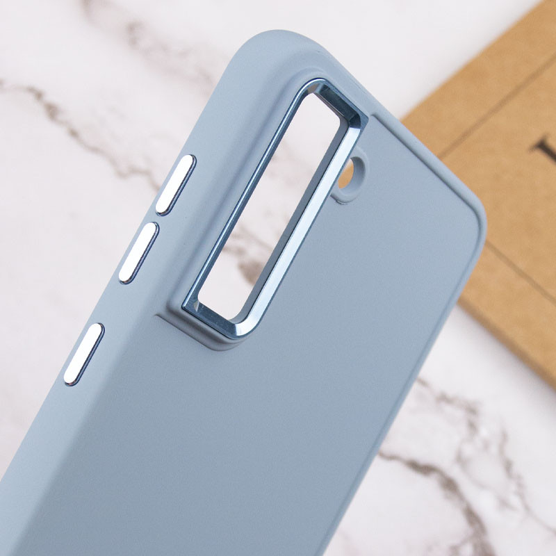 Купить TPU чехол Bonbon Metal Style для Samsung Galaxy S24+ (Голубой / Mist blue) на vchehle.ua