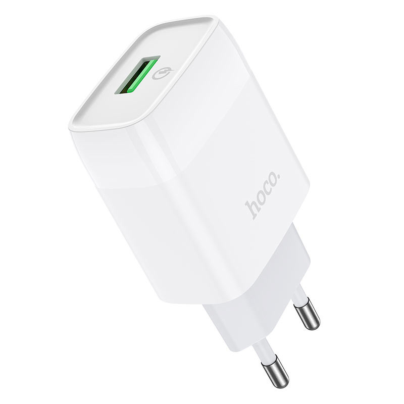 

МЗП Hoco C72Q Glorious QC3.0 18W (1USB/3A) (Білий) 1097367
