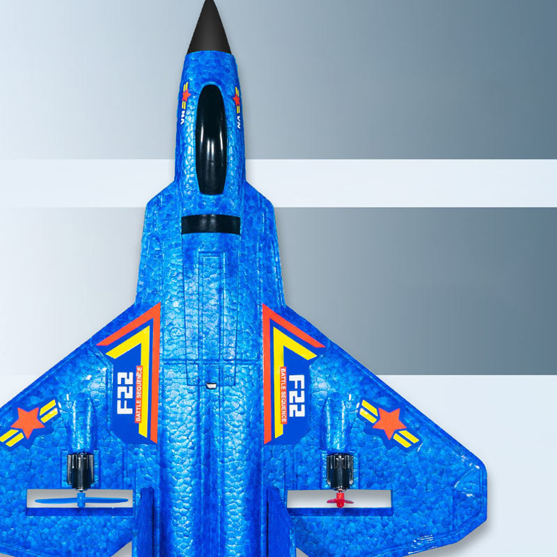 Самолет на радиоуправлении SCHE HW32 F22 Fighter (Blue) в магазине vchehle.ua