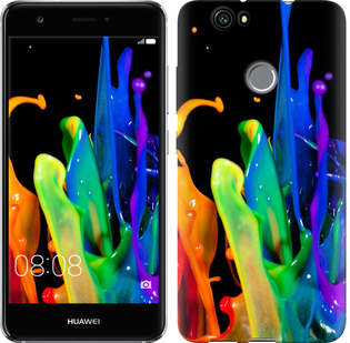 

Чехол брызги краски для Huawei Nova 2 381453