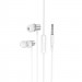 Стерео Наушники Hoco M110 Encourage metal (3.5mm/1.2m) (Silver)