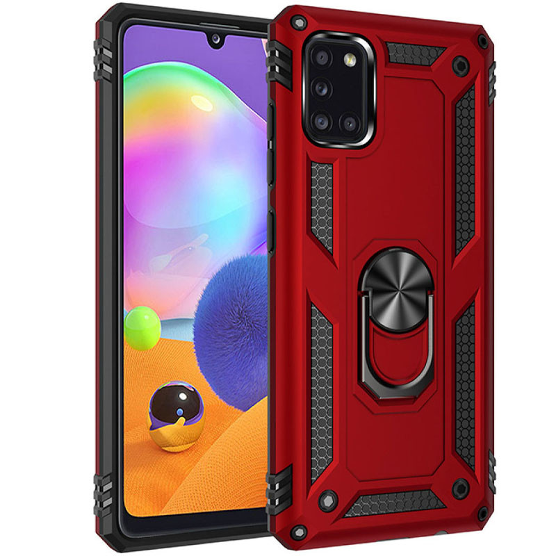 

Ударостійкий чохол Serge Ring for Magnet на Samsung Galaxy A31 (Червоний) 908297