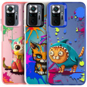 TPU+PC чохол TakiTaki Graffiti magic glow для Xiaomi Redmi Note 10 Pro Max