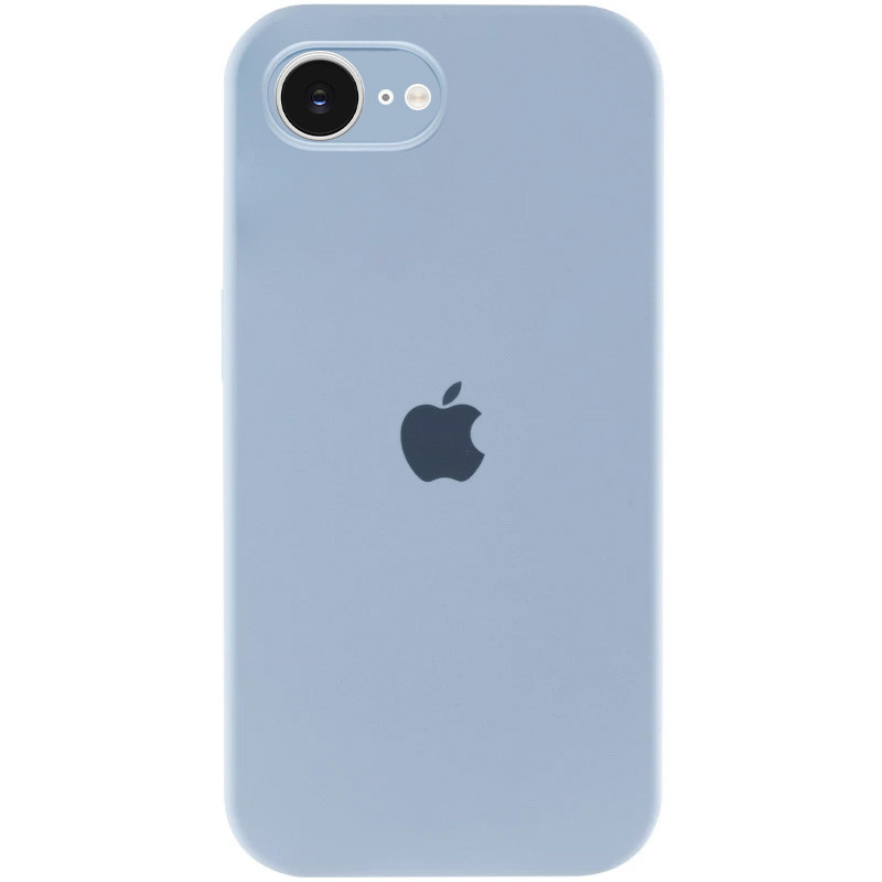 Чохол Silicone Case Full Camera Protective (AA) на Apple iPhone 16e (6.1") (Блакитний / Sweet Blue)