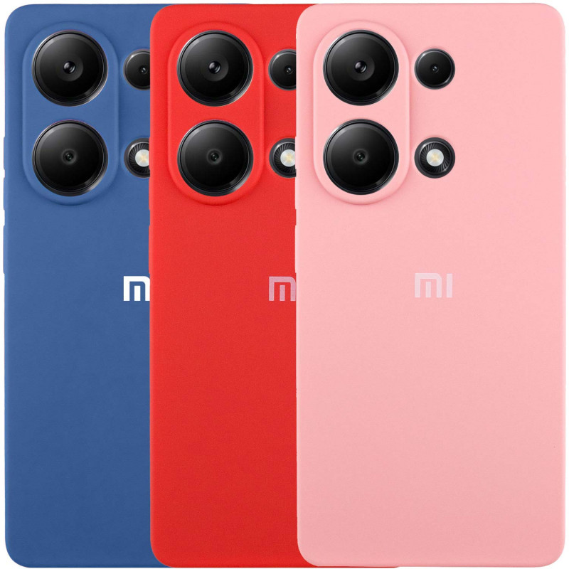 Чохол Silicone Cover Full Camera (AA) на Xiaomi Redmi Note 13 Pro 4G / Poco M6 Pro 4G