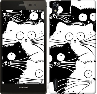 

Чехол Коты v2 для Huawei Ascend P7 285646