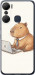 Чохол Funny Capybara CEO Working на Infinix Hot 12 Pro