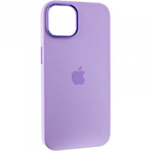 Чехол Silicone Case Metal Buttons (AA) для Apple iPhone 12 Pro Max (6.7")