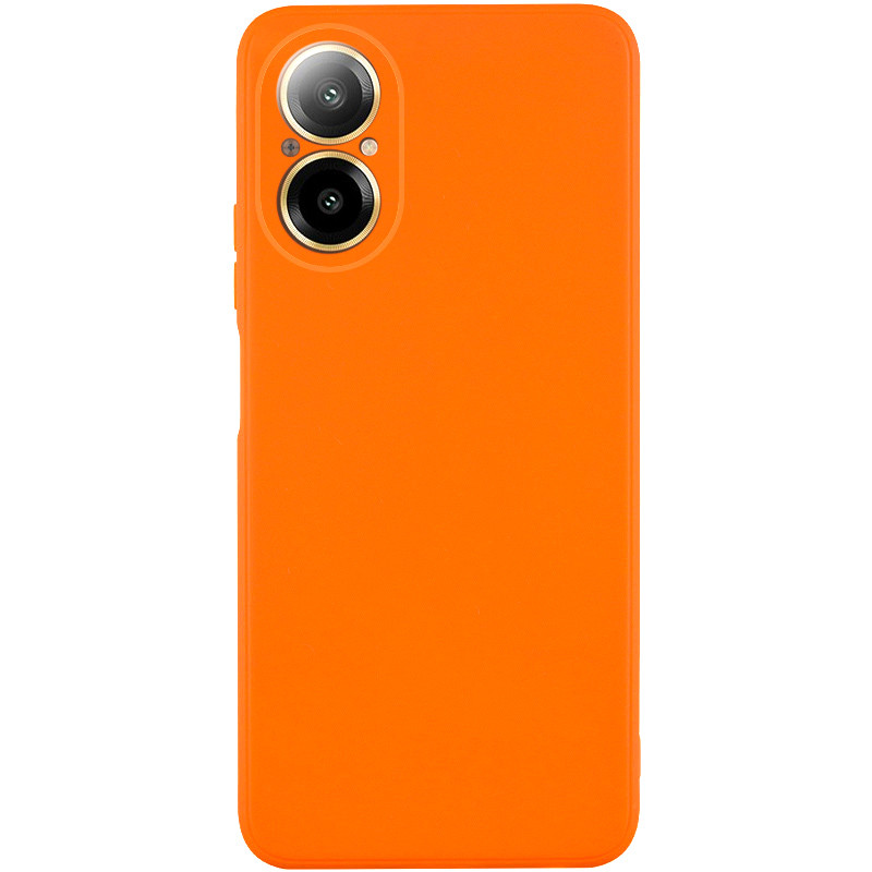 Силіконовий чохол Candy Full Camera на Realme C67 4G (Оранжевый / Orange)