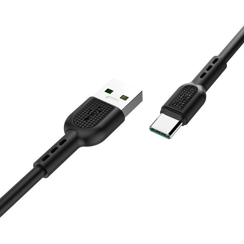 

Дата кабель Hoco X33 Surge USB to Type-C (1m) (Черный) 784302
