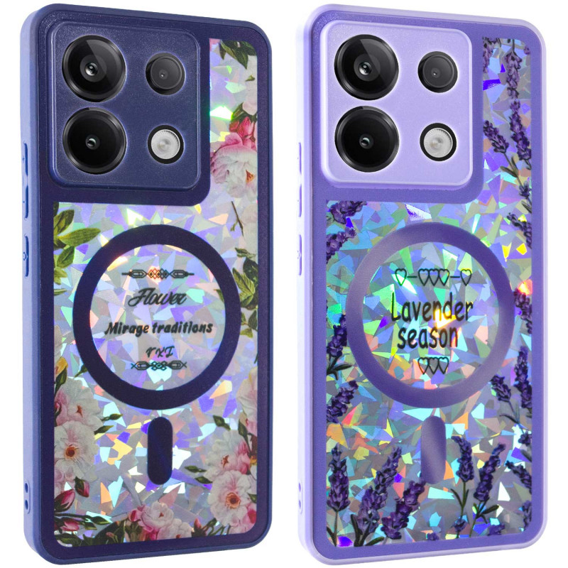 TPU+PC чехол Secret Flower для Xiaomi Poco X6 / Note 13 Pro 5G