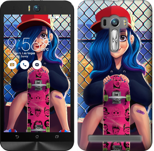 

Чехол Прикольная девочка со скейтбордом для Asus ZenFone Selfie ZD551KL 618472