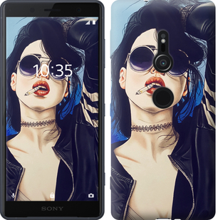 

Чохол Дівчина на стилі на Sony Xperia XZ2 H8266 643821