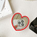Фото Держатель для телефона Popsocket Mirror is fun (Red heart) на vchehle.ua