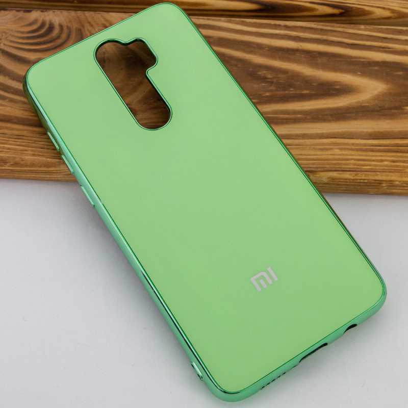 Фото TPU чехол Matte LOGO для Xiaomi Redmi Note 8 Pro (Зелений / Light Green) на vchehle.ua