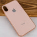 Фото TPU чохол Matte LOGO на Apple iPhone XS Max (6.5") (Рожевий / Rose Gold) на vchehle.ua