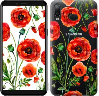 

Чохол Намальовані маки на Samsung Galaxy A6s 743792