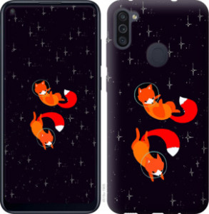 Чехол Лисички в космосе для Samsung Galaxy A11 A115F