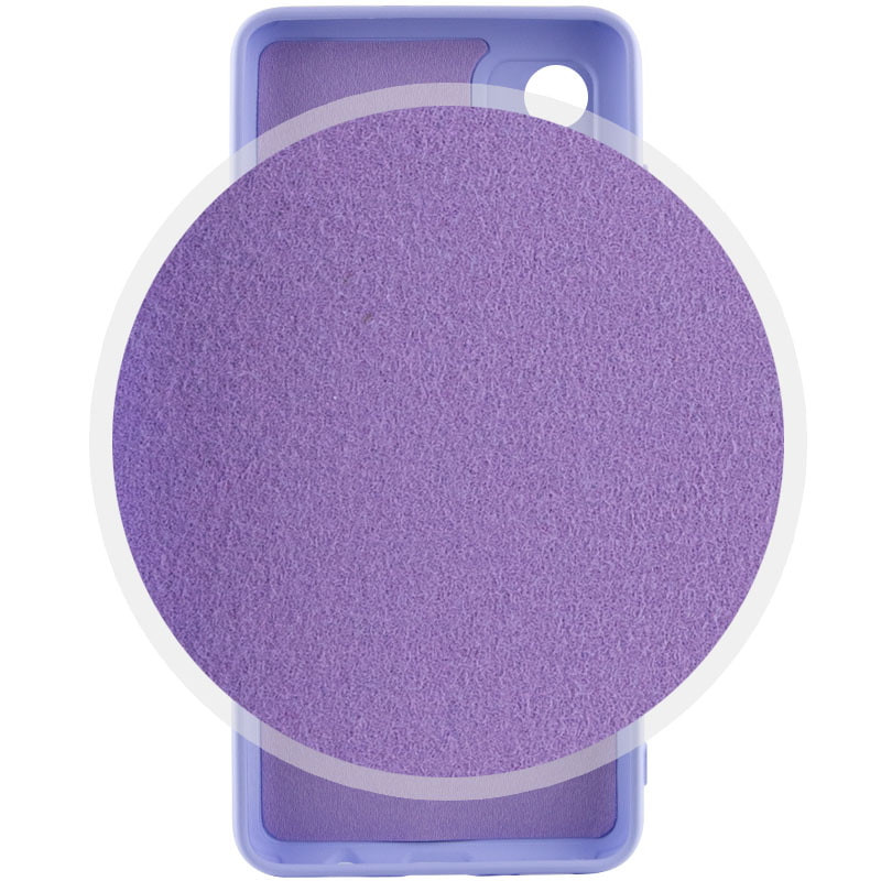 Фото Чехол Silicone Cover Lakshmi Full Camera (A) для Motorola Moto E13 (Сиреневый / Dasheen) в магазине vchehle.ua