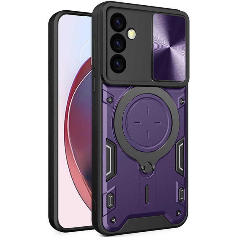 Фото Ударопрочный чехол Bracket case with Magnetic для Samsung Galaxy A54 5G (Purple) на vchehle.ua