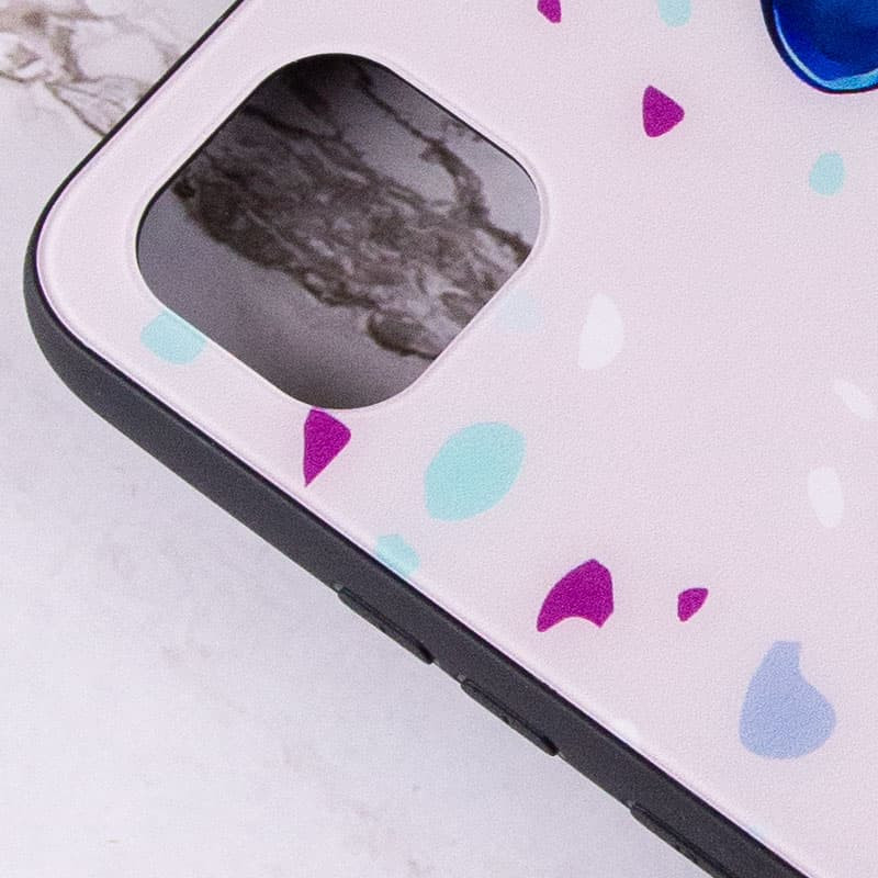 TPU+Glass чехол Diversity для Realme C11 (2021) (Stains multicolored) в магазине vchehle.ua